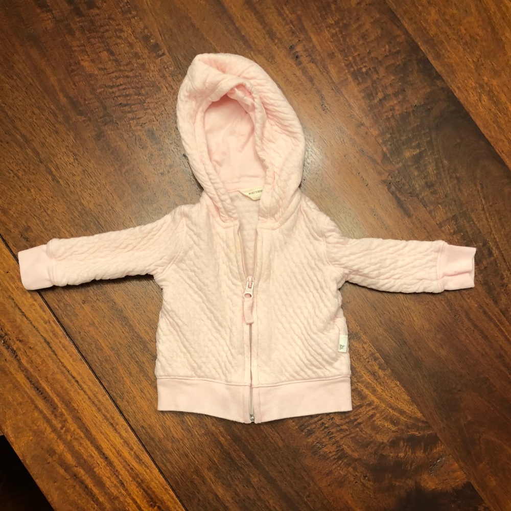 3 for $12 Burt’s Bees Baby Light Pink Hoodie